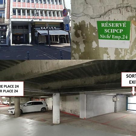 Studio Fonctionnel Au Coeur De Lille Avec Parking Luaran gambar